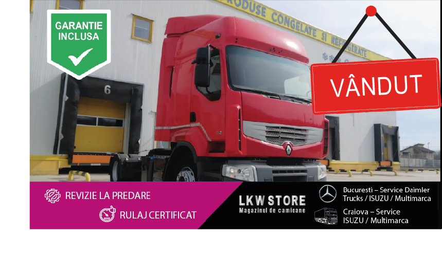 Renault PREMIUM 450 DXI, Manual ZF, 486.000 km !