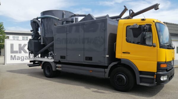 Mercedes-Benz Atego & Gmelin FNC Mobil / Animal Feed Mill and Mixer/Tierfutter Mahl und Mischanlage - imagine 5