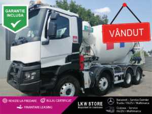 Renault C 430 8x4 Betoniera/Beton Mixer 9m3, TOP !!!