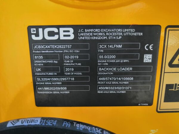 JCB 3 CX, Aer Conditionat, TOP !!! - imagine 12