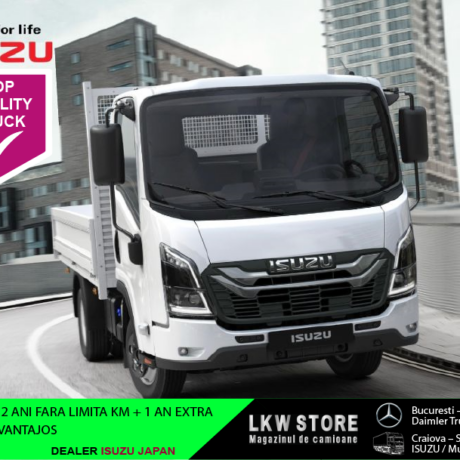 Isuzu M27 3.5 to cu carosare tip tribena basculabila 3400x1950, NOU!!!