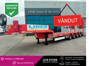 Lider TRAILER/LOW LOADER 4 AXE/4 AXELS, NOU/NEW TOP !!!