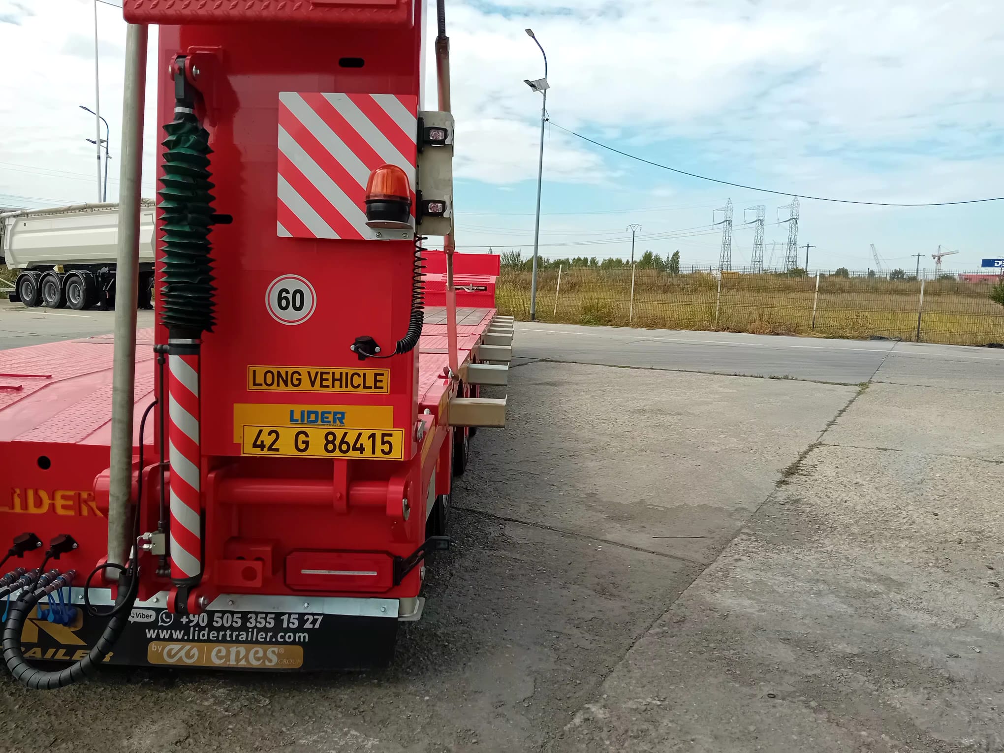 Lider TRAILER/LOW LOADER 3 AXE/3 AXELS, NOU/NEW TOP !!! - imagine 11