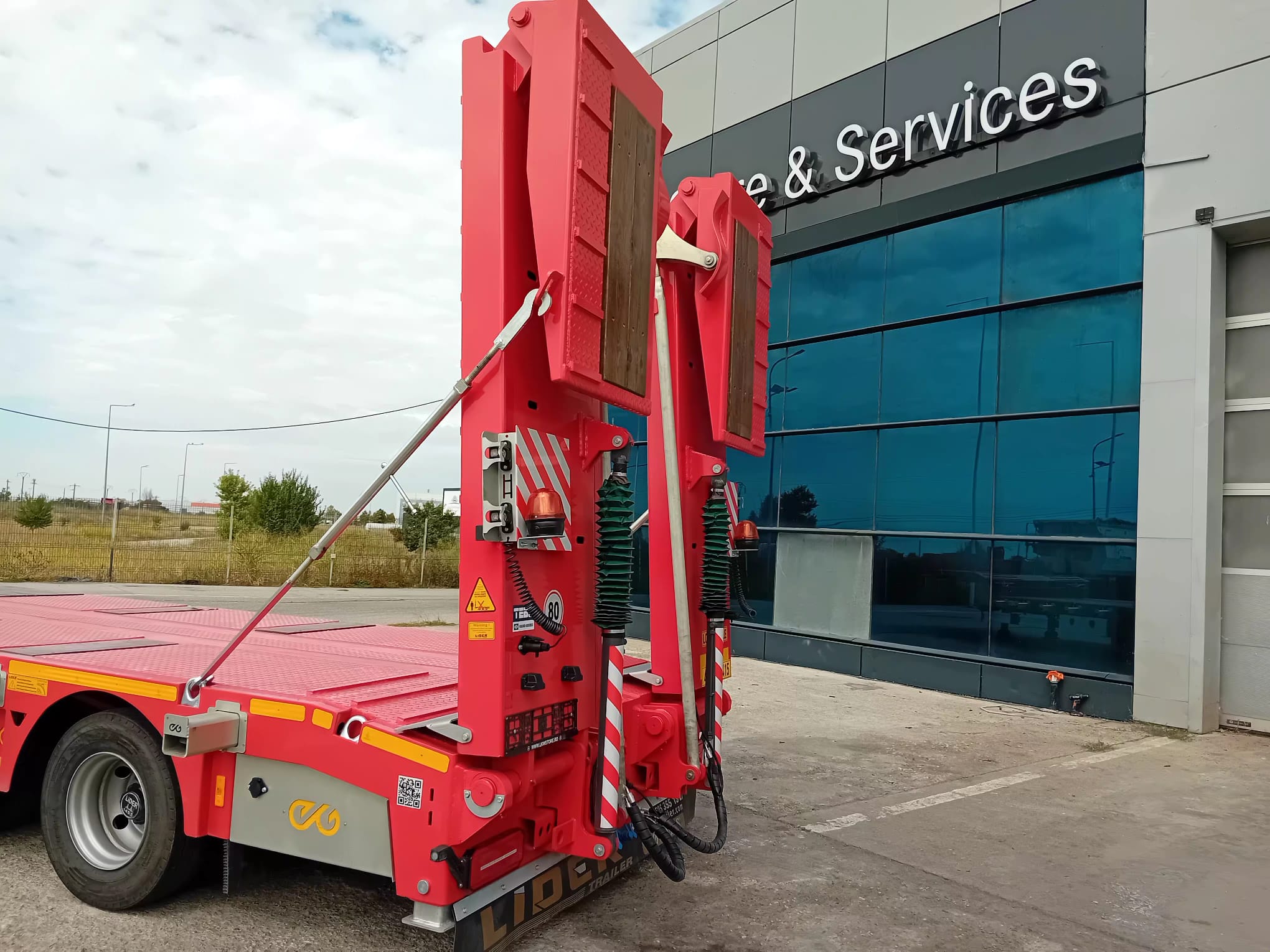 Lider TRAILER/LOW LOADER 3 AXE/3 AXELS, NOU/NEW TOP !!! - imagine 14