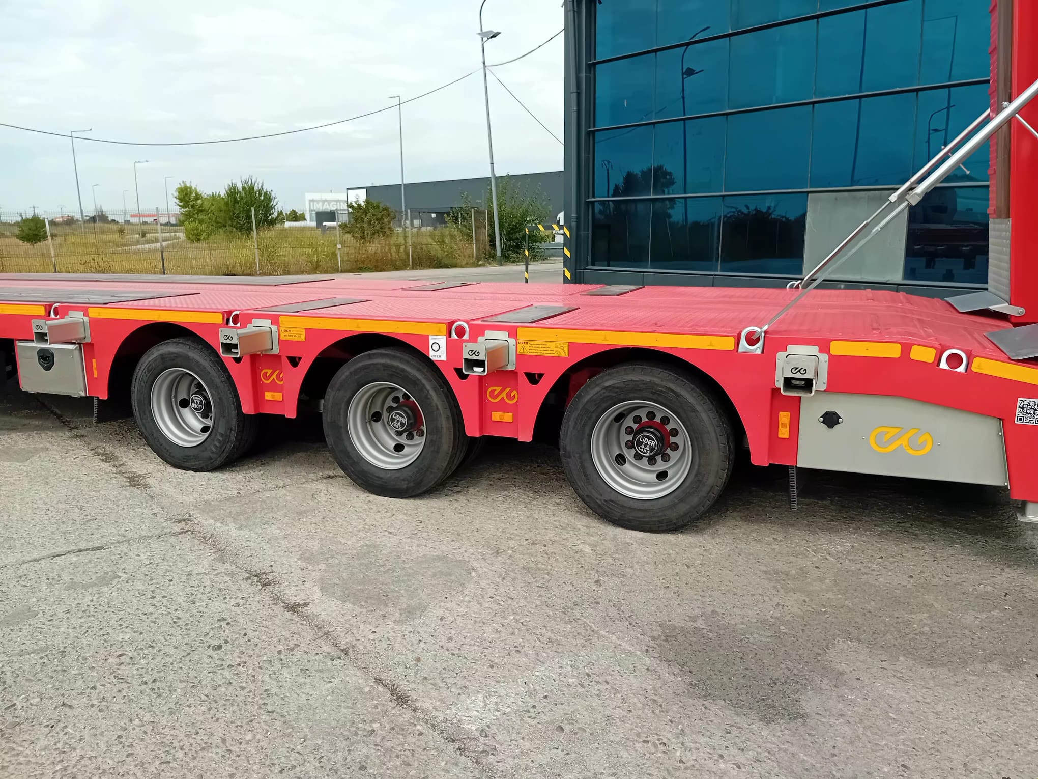 Lider TRAILER/LOW LOADER 3 AXE/3 AXELS, NOU/NEW TOP !!! - imagine 16