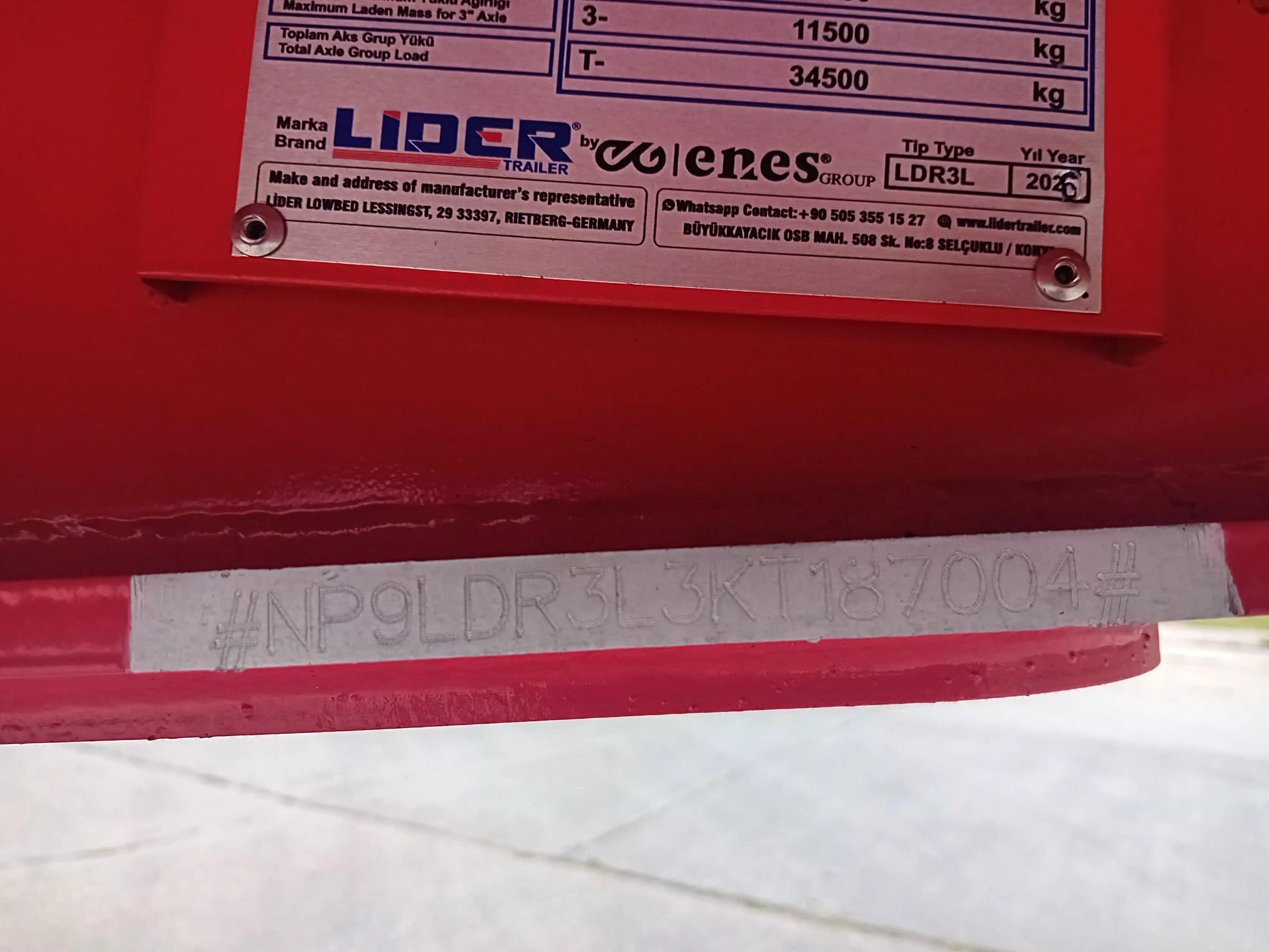 Lider TRAILER/LOW LOADER 3 AXE/3 AXELS, NOU/NEW TOP !!! - imagine 19