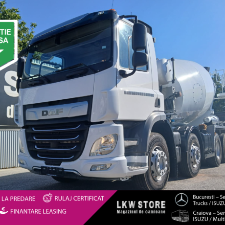 DAF CF 410 Autobetonieră / Beton Mixer, 9 mc, TOP !!!